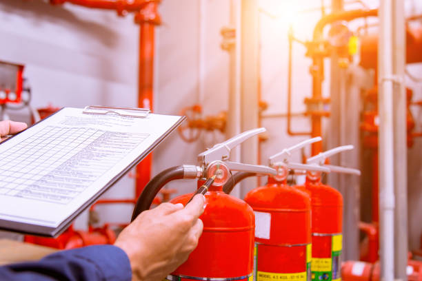 fire extinguishers being checked circle fire electrical fire extinguishers being checked circle fire electrical